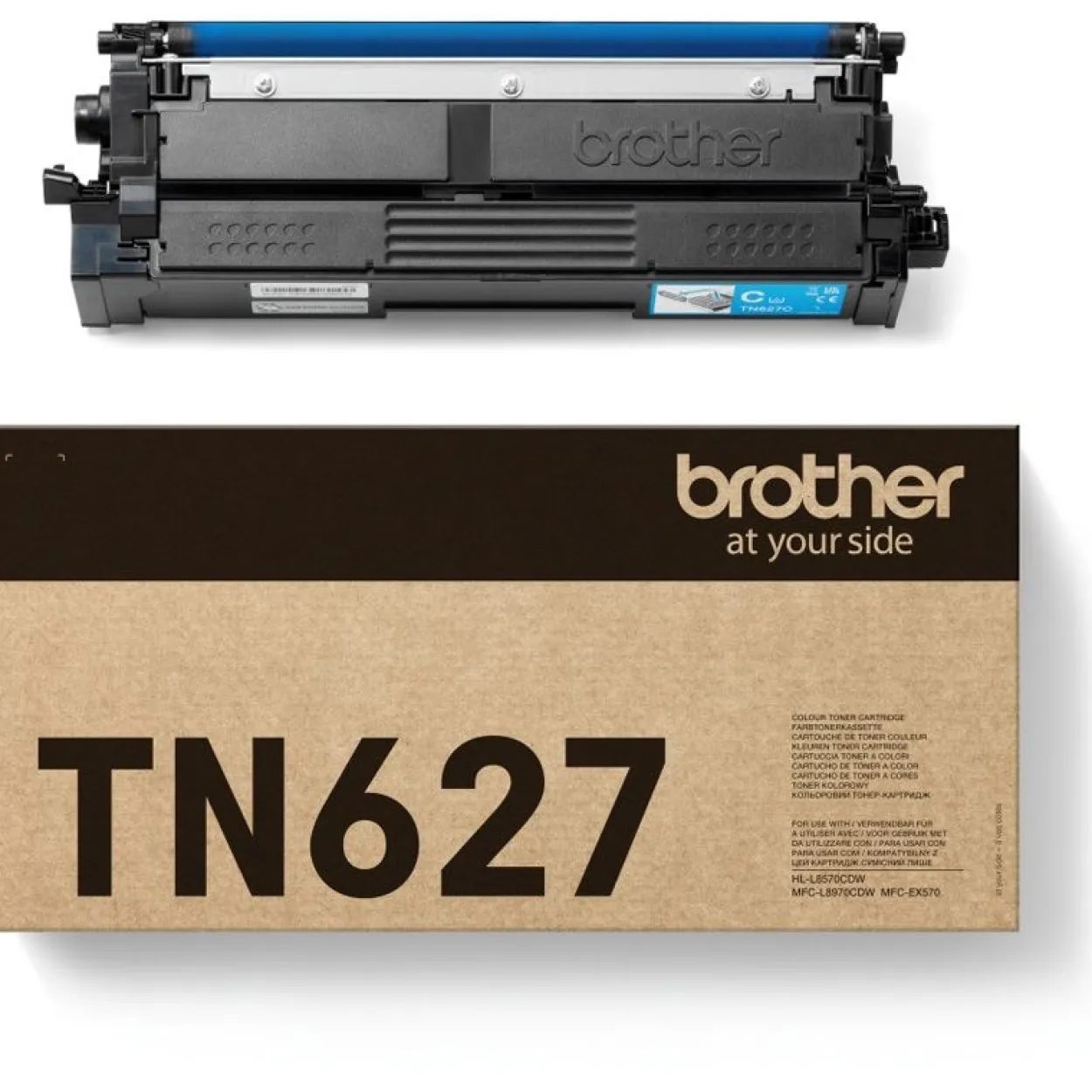 Brother Toner TN-627C Cyan 10.000 Seiten nach ISO/IEC 19798