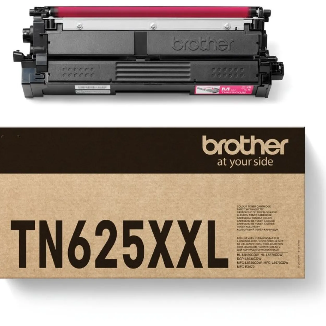 Brother Toner TN-625XXLM Margenta 7500 Seiten nach ISO/IEC 19798