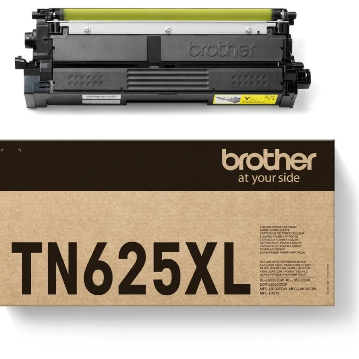 Brother Toner TN-625Y Yellow 1800 Seiten nach ISO/IEC 19798