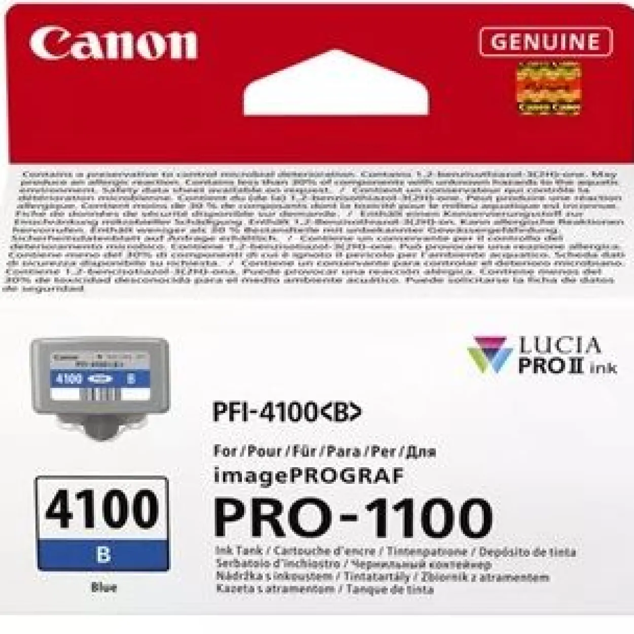 CANON INK PFI-4100 B BLUE INK TANK