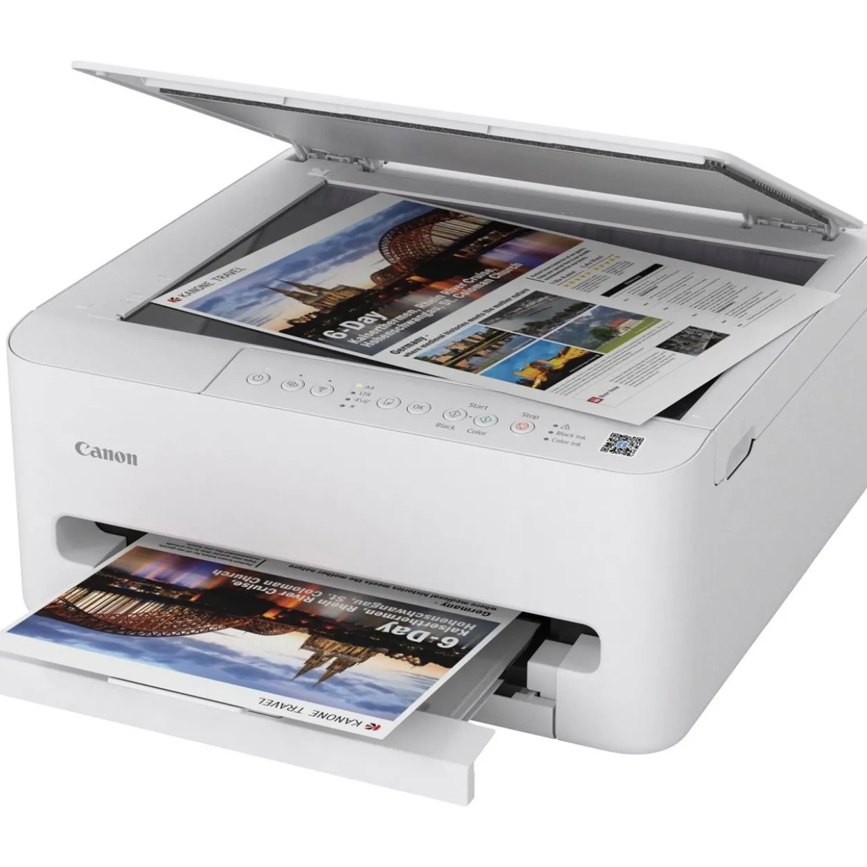 Canon PIXMA TS4150i Multifunktionssystem 3-in-1 weiss