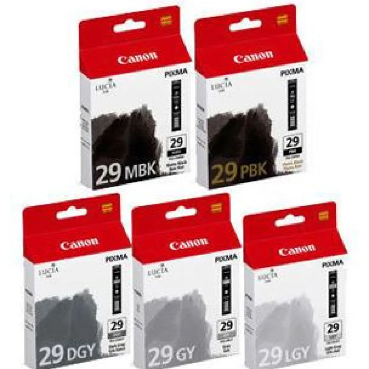 Canon Tinte PGI-29MBK/PBK/DGY/GY/LGY/CO 4868B018 schwarz