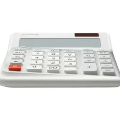 CASIO DE-12E-WE Tischrechner weiß
