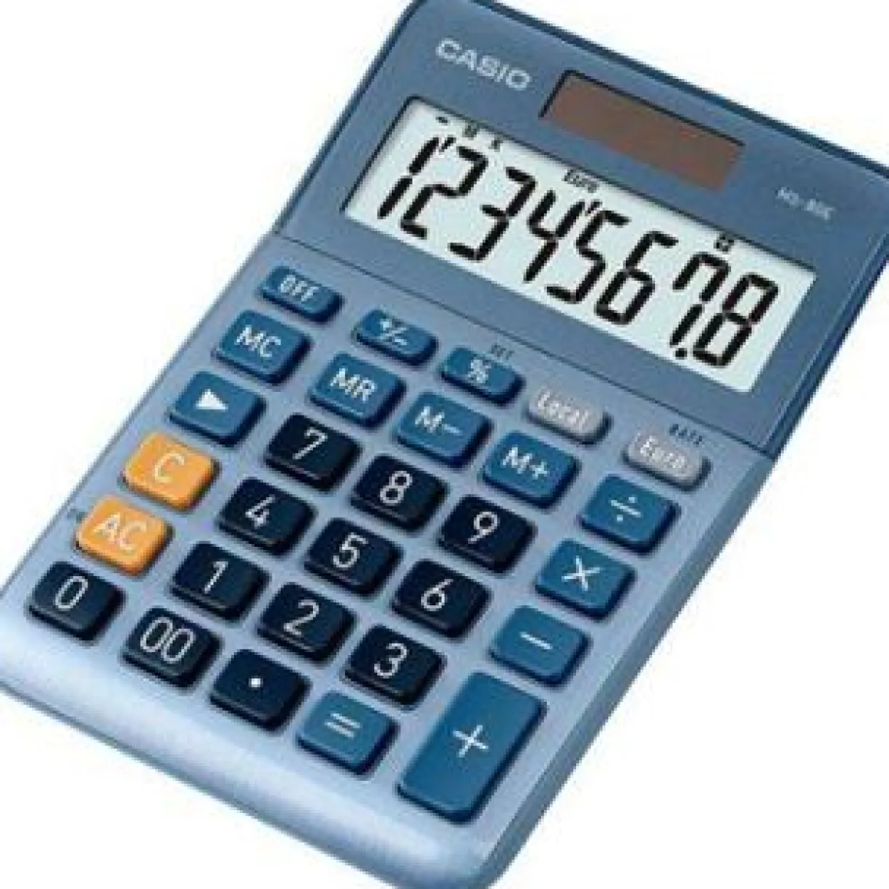 CASIO MS-80E Tischrechner blau