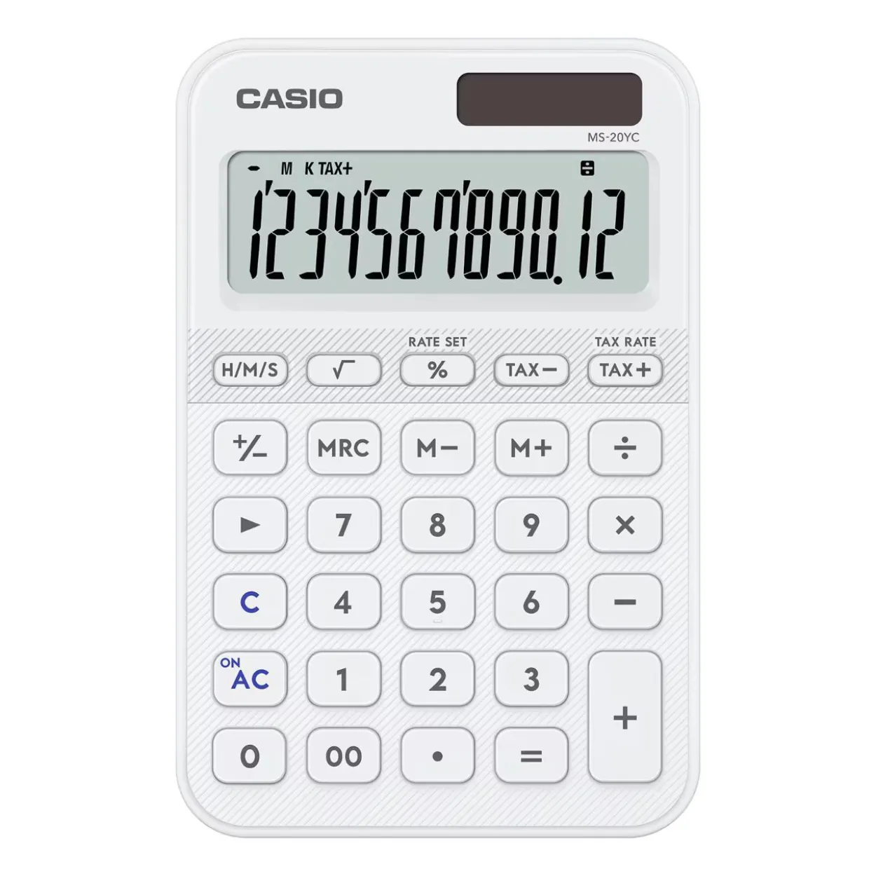 CASIO MS-20YC-WE Taschenrechner weiß