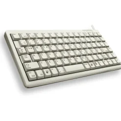 CHERRY Compact Tastatur G84-4100LCMCH-0 CHERRY ML PS/2 & USB Schweizer Deutsch grau (kabelgebunden)