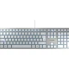 CHERRY KC 6000 Slim USB Pan-Nordic silber (kabelgebunden)
