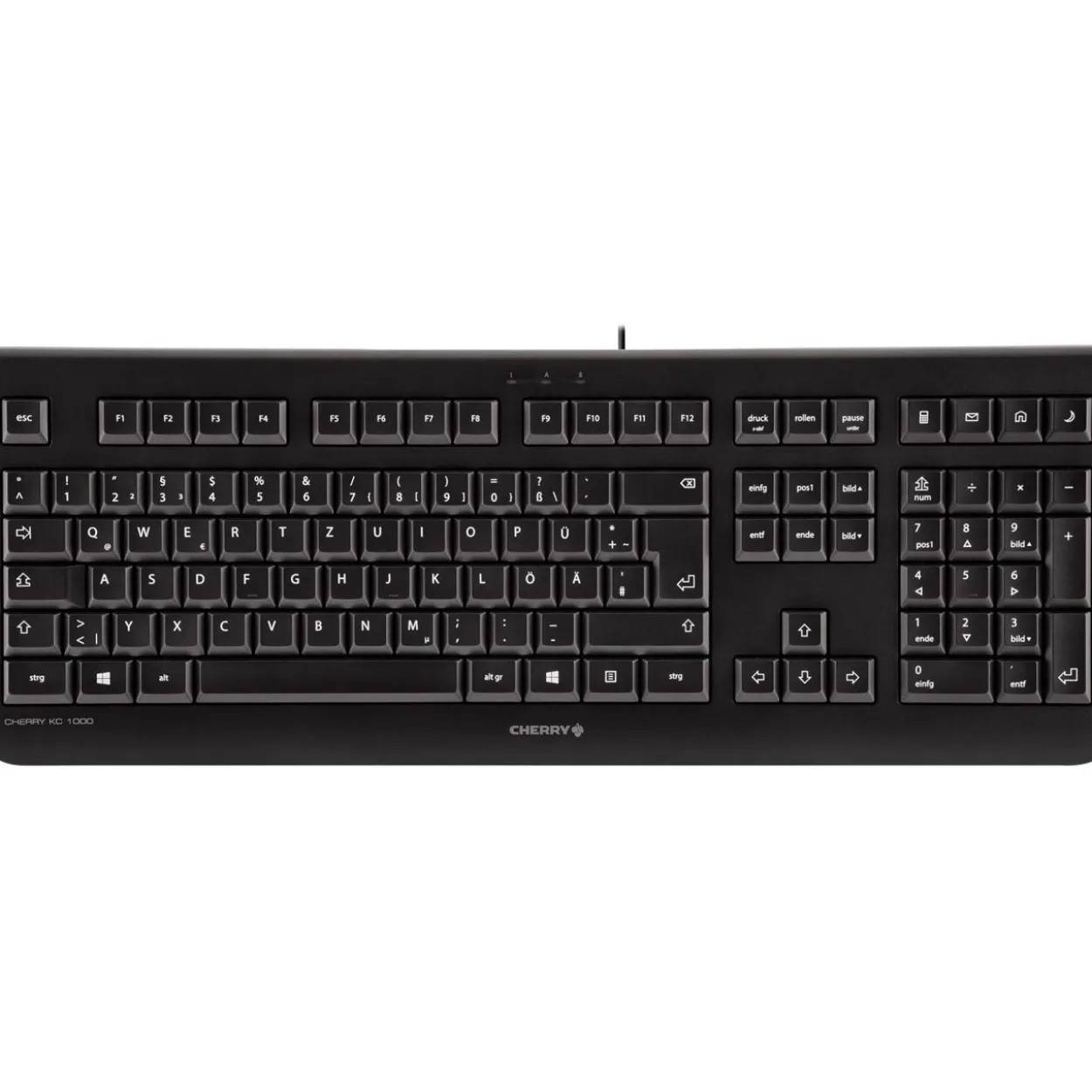 CHERRY KC 1000 USB Ungarisch schwarz (kabelgebunden)