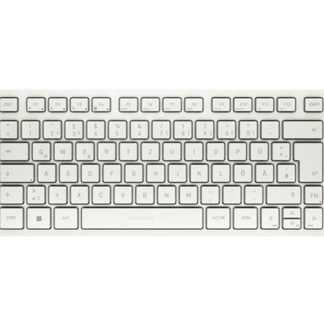 CHERRY KW 7100 Mini BT Bluetooth Deutsch weiß (kabellos)