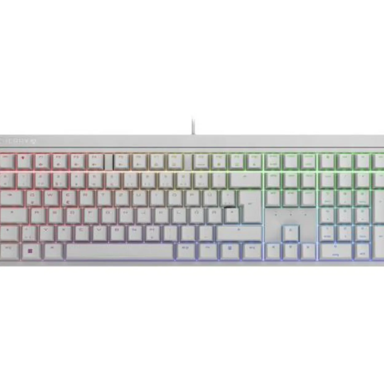 CHERRY MX 2.0 S Cherry MX2A RGB Red USB Deutsch weiß (kabelgebunden)
