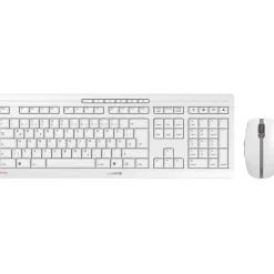 CHERRY Stream Desktop Deutsch 2.4 GHz und USB weiß