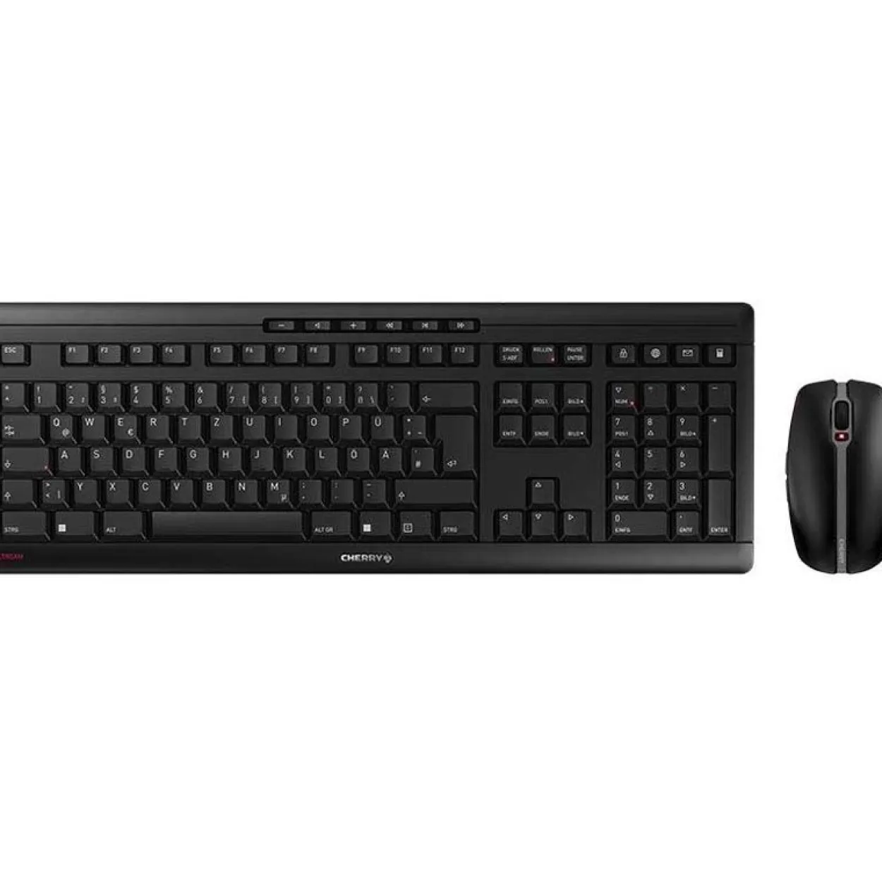CHERRY Stream Desktop Deutsch 2.4 GHz und USB schwarz