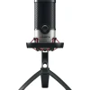 Cherry Streaming UM 6.0 ADVANCED Microphone black/silver USB-Mikrofon für Streaming und Office mit Shock Mo
