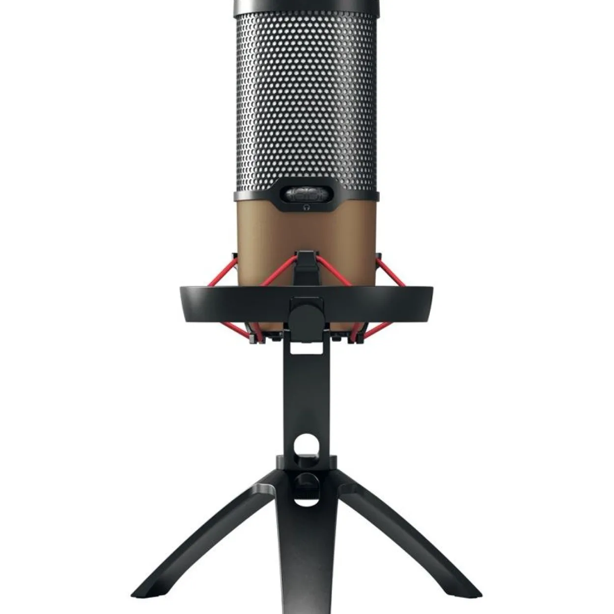 Cherry Streaming UM 9.0 PRO RGB Microphone black/copper USB-Mikrofon für Streaming und Gaming mit eindruck