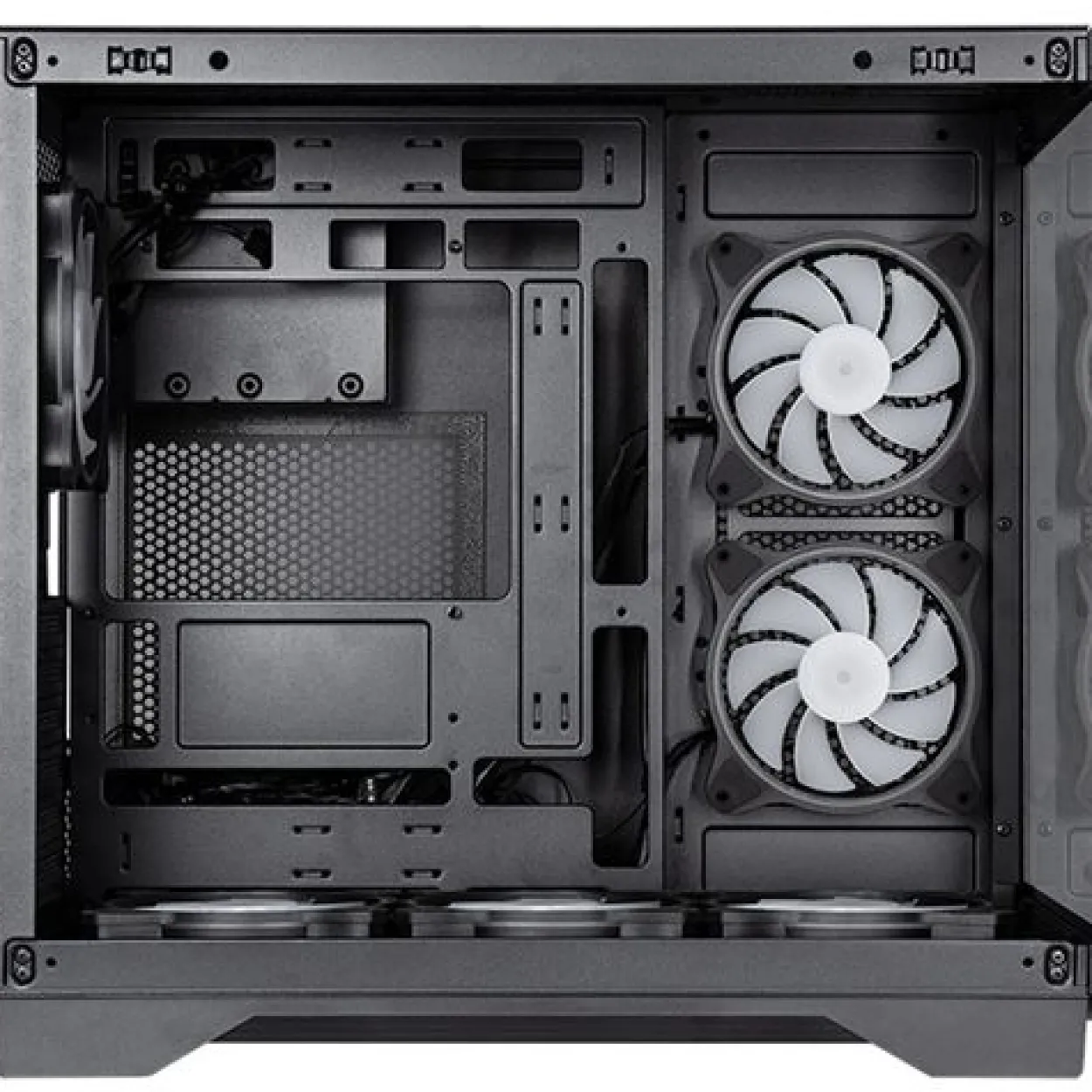 Chieftec Visio Midi Tower ohne Netzteil schwarz