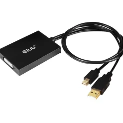 Club3D Adapter MiniDisplayport > DVI DualLink HDCP Off St/Bu retail