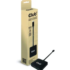 Club 3D MST-Hub USB 3.2 Typ C > 2x HDMI 4K60Hz +100W PD St/Bu retail