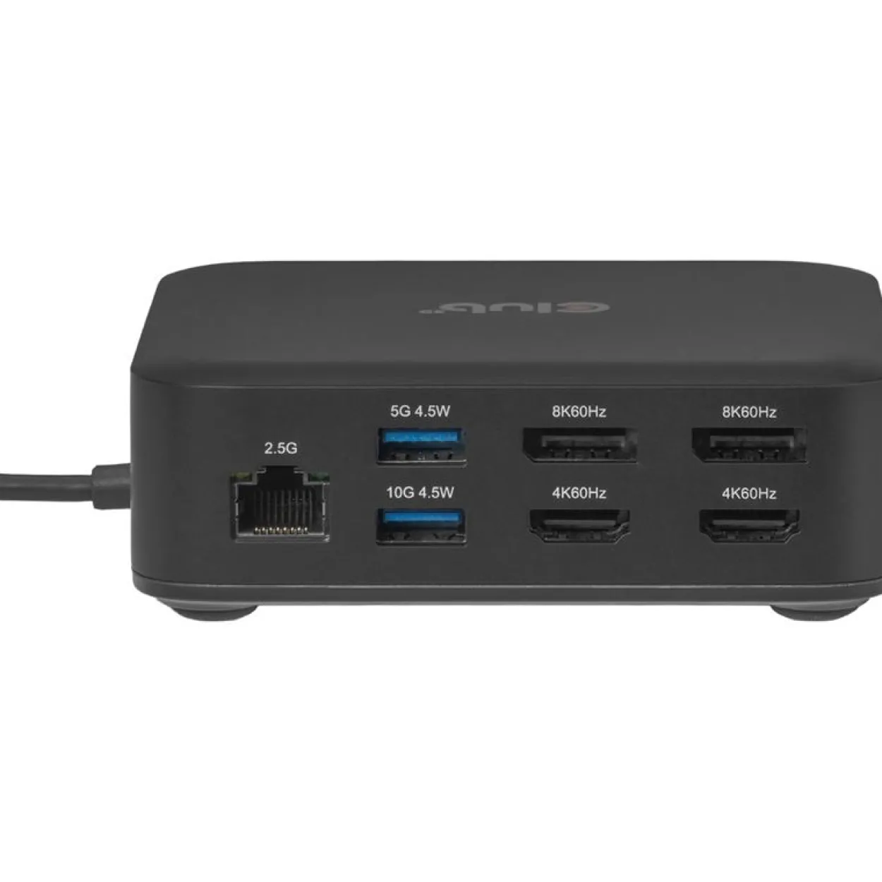 Club 3D USB-C 12in1-Dock >2xDP/2xHDMI/3xUSB-C/ 8K30Hz PD100W