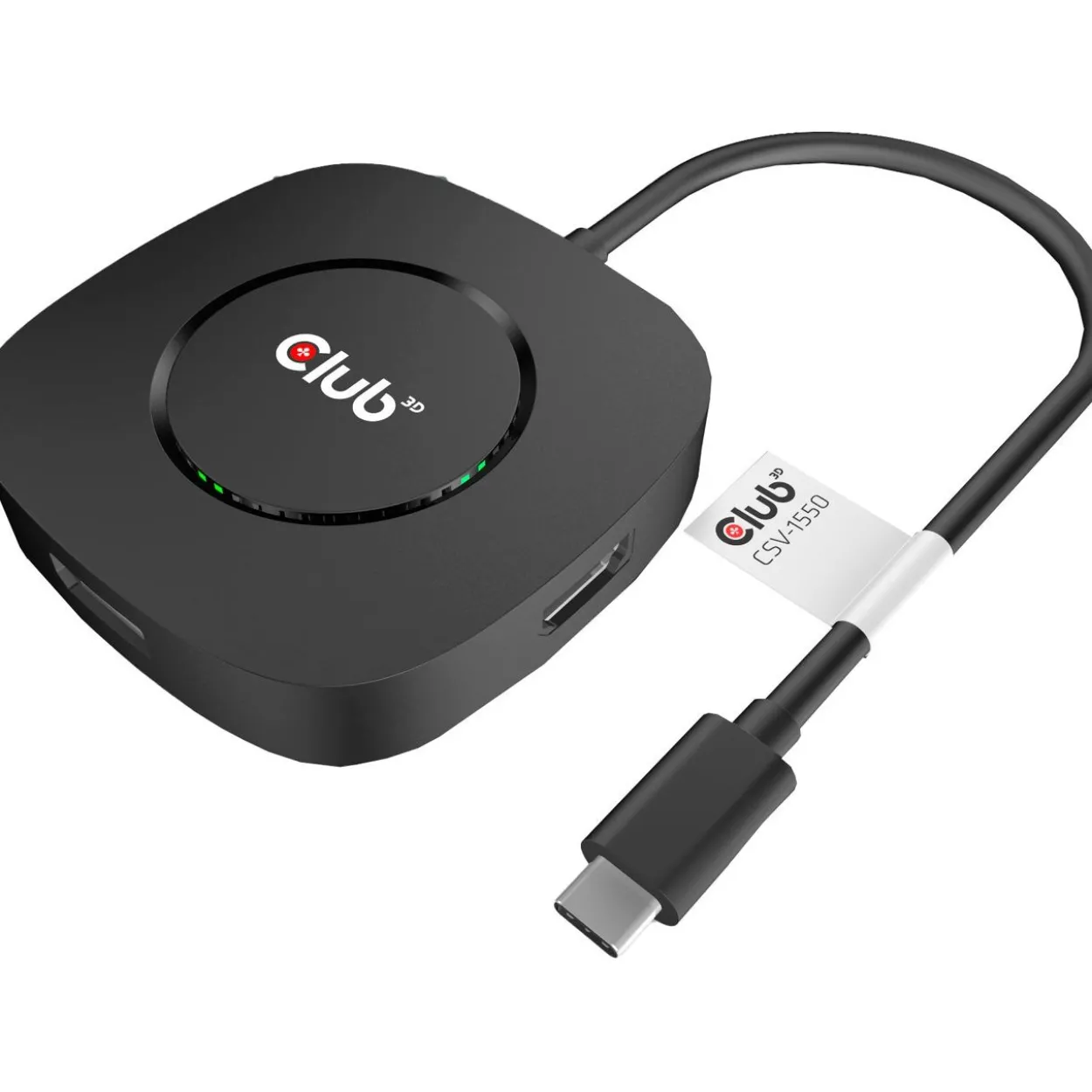 Club3D USB-Hub USB 3.2 Typ C > 3x DisplayPort 1.4