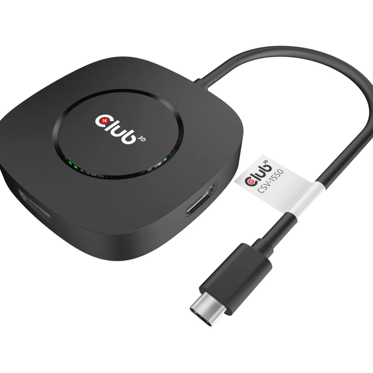 Club3D USB-Hub USB 3.2 Typ C > 3x DisplayPort 1.4