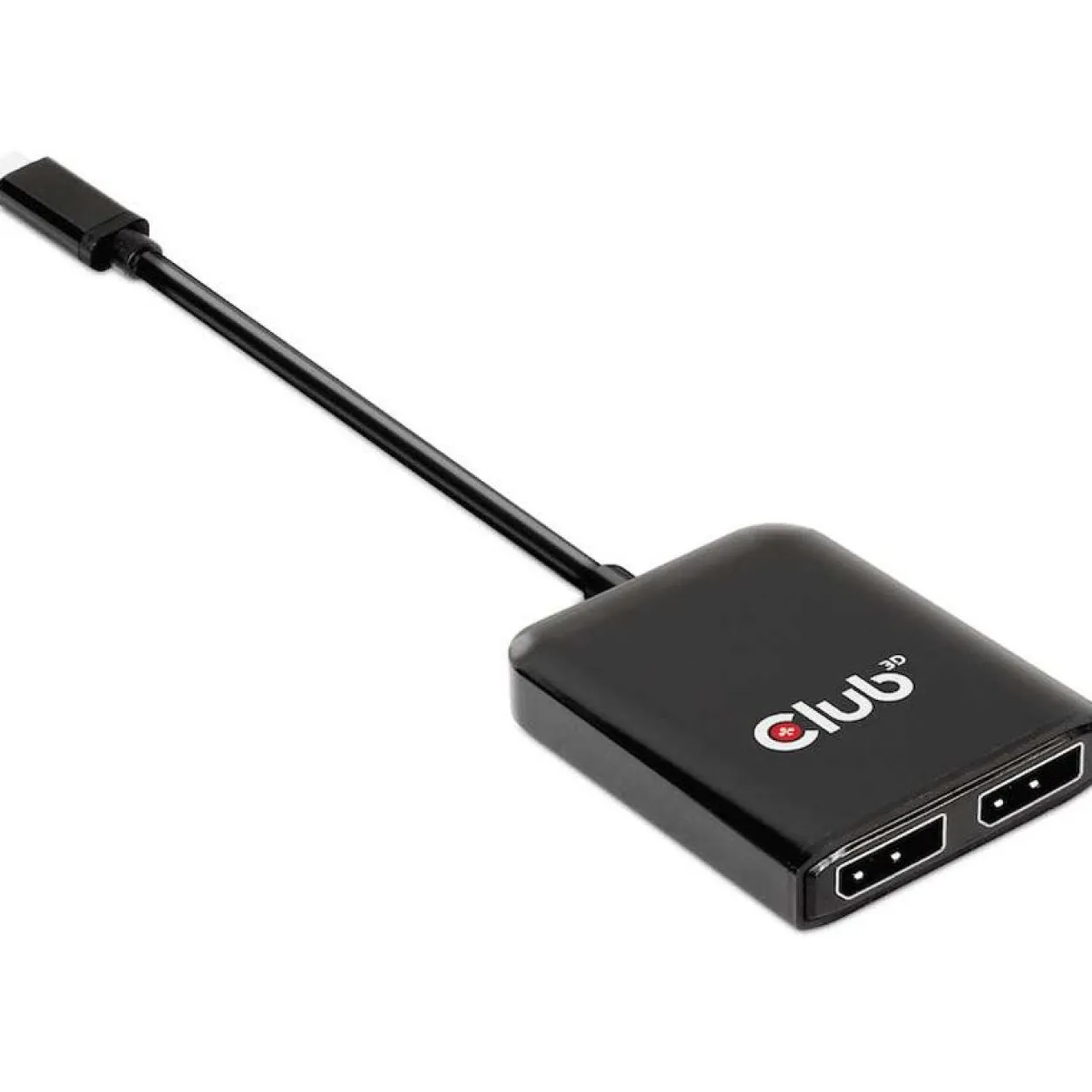 Club 3D USB-Hub USB 3.2 Typ C > 2x DP 4K60Hz St/Bu retail