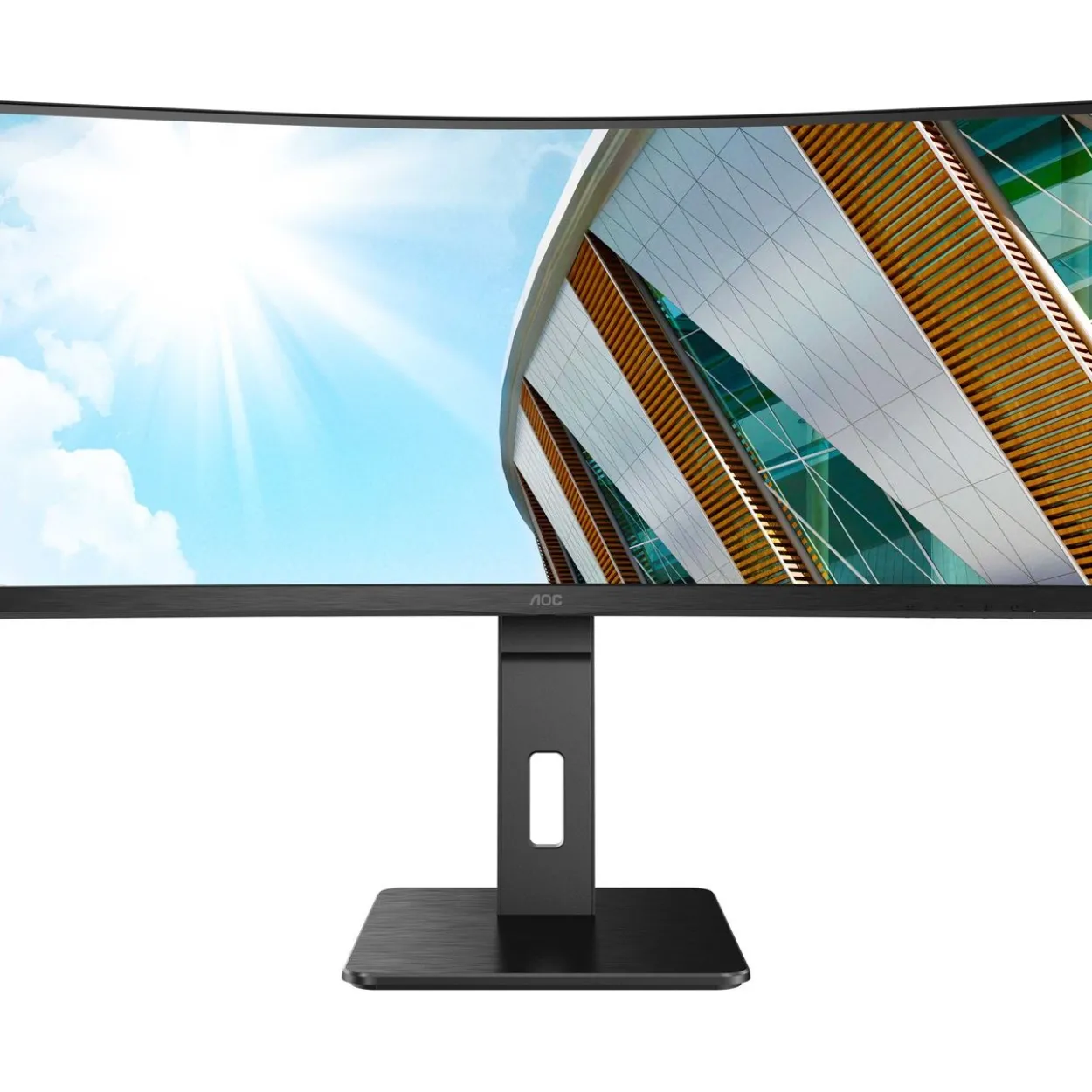 34" (86,36cm) AOC CU34P2A schwarz 3440x1440 1x DisplayPort 1.2 / 2xHDMI 2.0