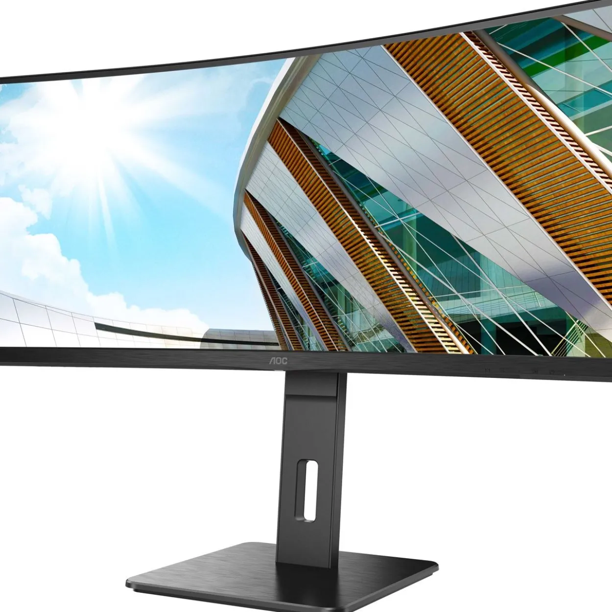 34" (86,36cm) AOC CU34P2A schwarz 3440x1440 1x DisplayPort 1.2 / 2xHDMI 2.0