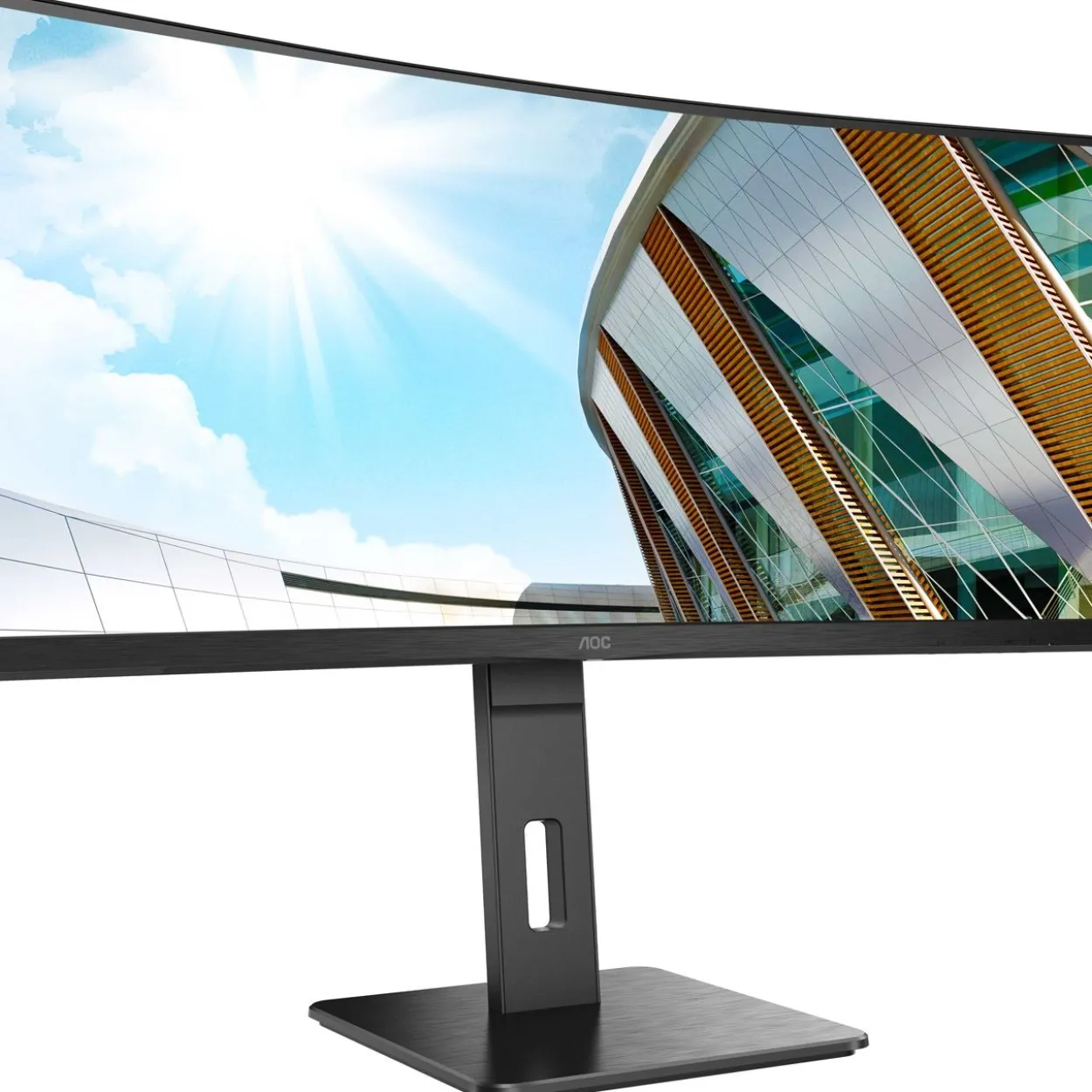 34" (86,36cm) AOC CU34P2A schwarz 3440x1440 1x DisplayPort 1.2 / 2xHDMI 2.0