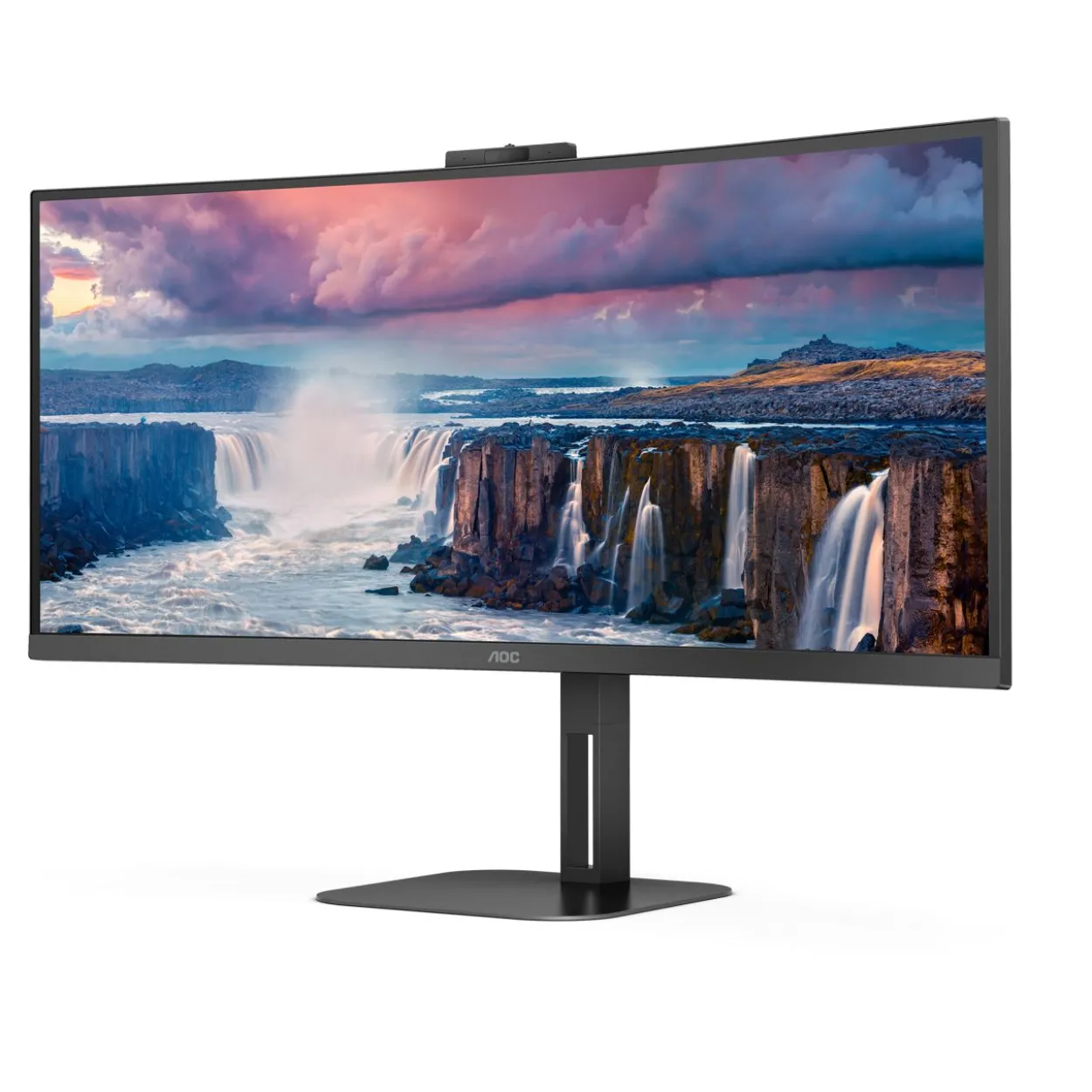 34" (86,36cm) AOC CU34V5CW/BK schwarz 3440x1440 1x DisplayPort 1.2 / 1x HDMI 2.0