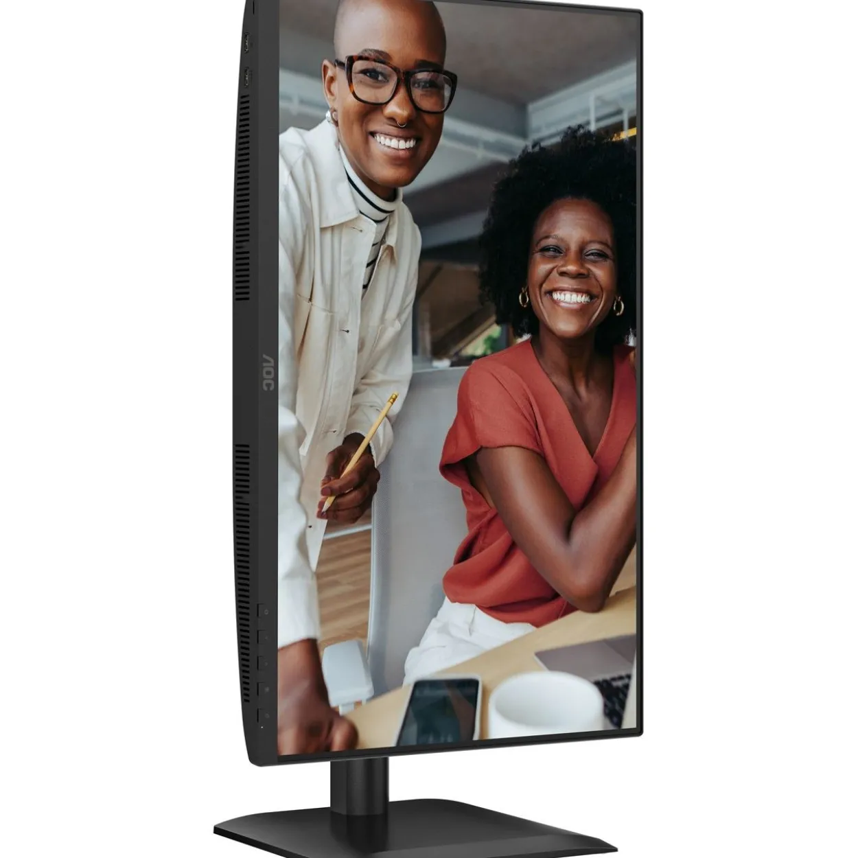 23,8" (60,47cm) AOC 24E4U schwarz 1920x1080 1x DisplayPort 1.2 / 1xHDMI 1.4 / 1xVGA