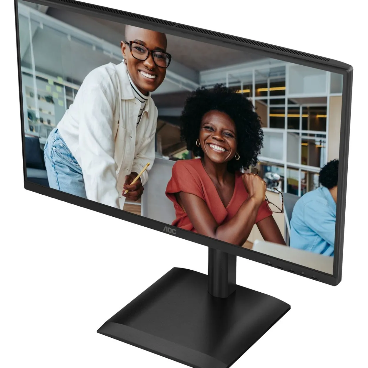 23,8" (60,47cm) AOC 24E4U schwarz 1920x1080 1x DisplayPort 1.2 / 1xHDMI 1.4 / 1xVGA