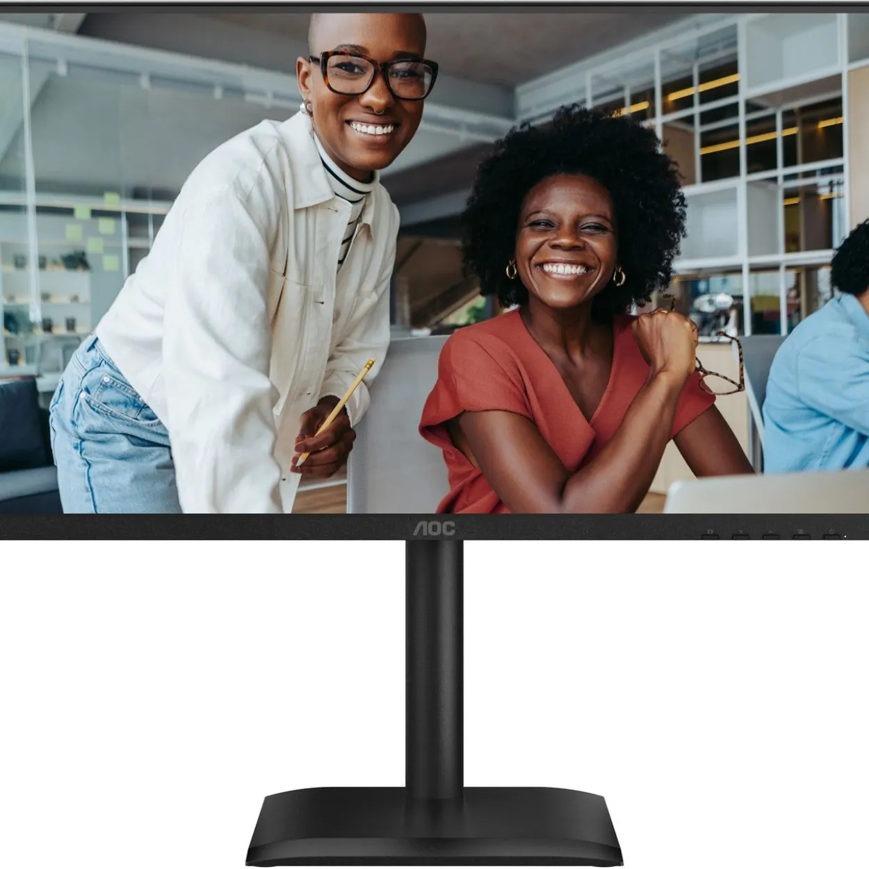 23,8" (60,47cm) AOC 24E4U schwarz 1920x1080 1x DisplayPort 1.2 / 1xHDMI 1.4 / 1xVGA