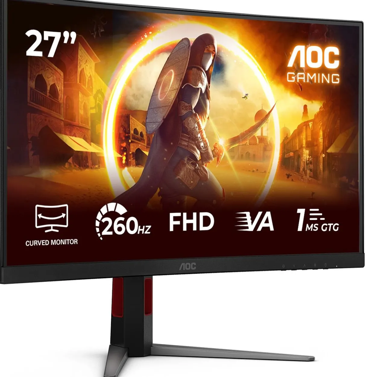 27" (68,58cm) AOC Gaming C27G4Z2 schwarz 1920x1080 1xDisplayPort 1.4 / 2xHDMI 2.0