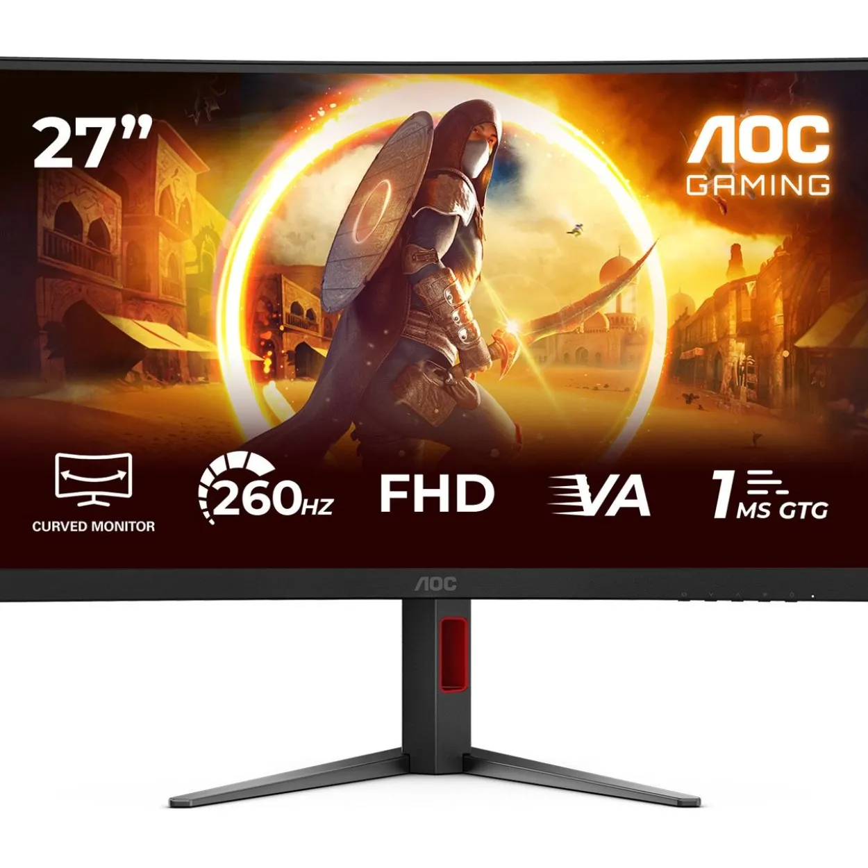 27" (68,58cm) AOC Gaming C27G4Z2 schwarz 1920x1080 1xDisplayPort 1.4 / 2xHDMI 2.0