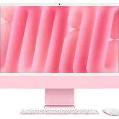 24" (60,96cm) Apple iMac Pink/M4-8C-CPU,8C-GPU/16GB/256GB SSD/Key-Deutsch/MM2