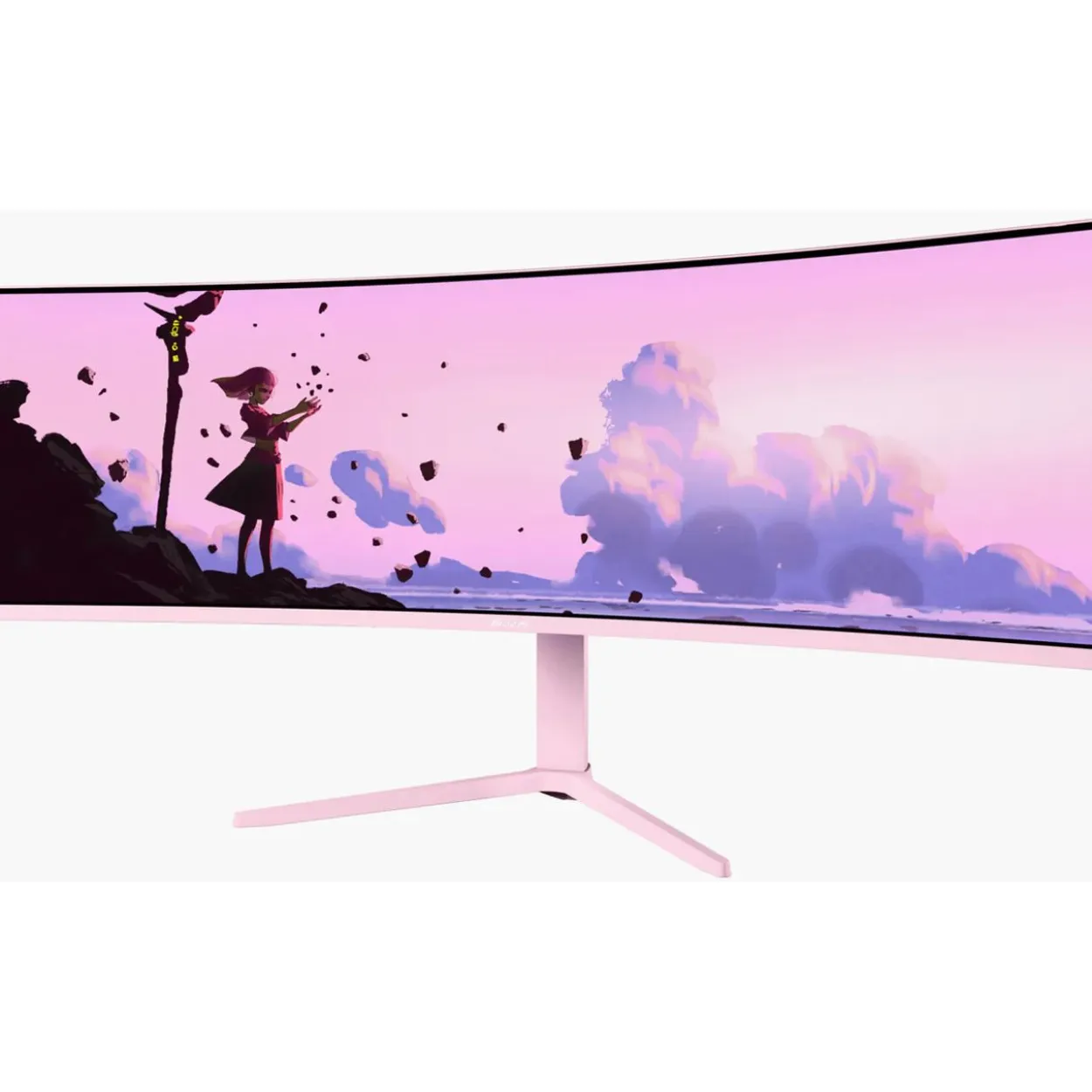 49" (124,46cm) Arozzi Nova 49TUW165 pink 5120x1440 1x USB-C mit Displayport / 2xDisplayport 1.4 / 2x HDMI 2.1