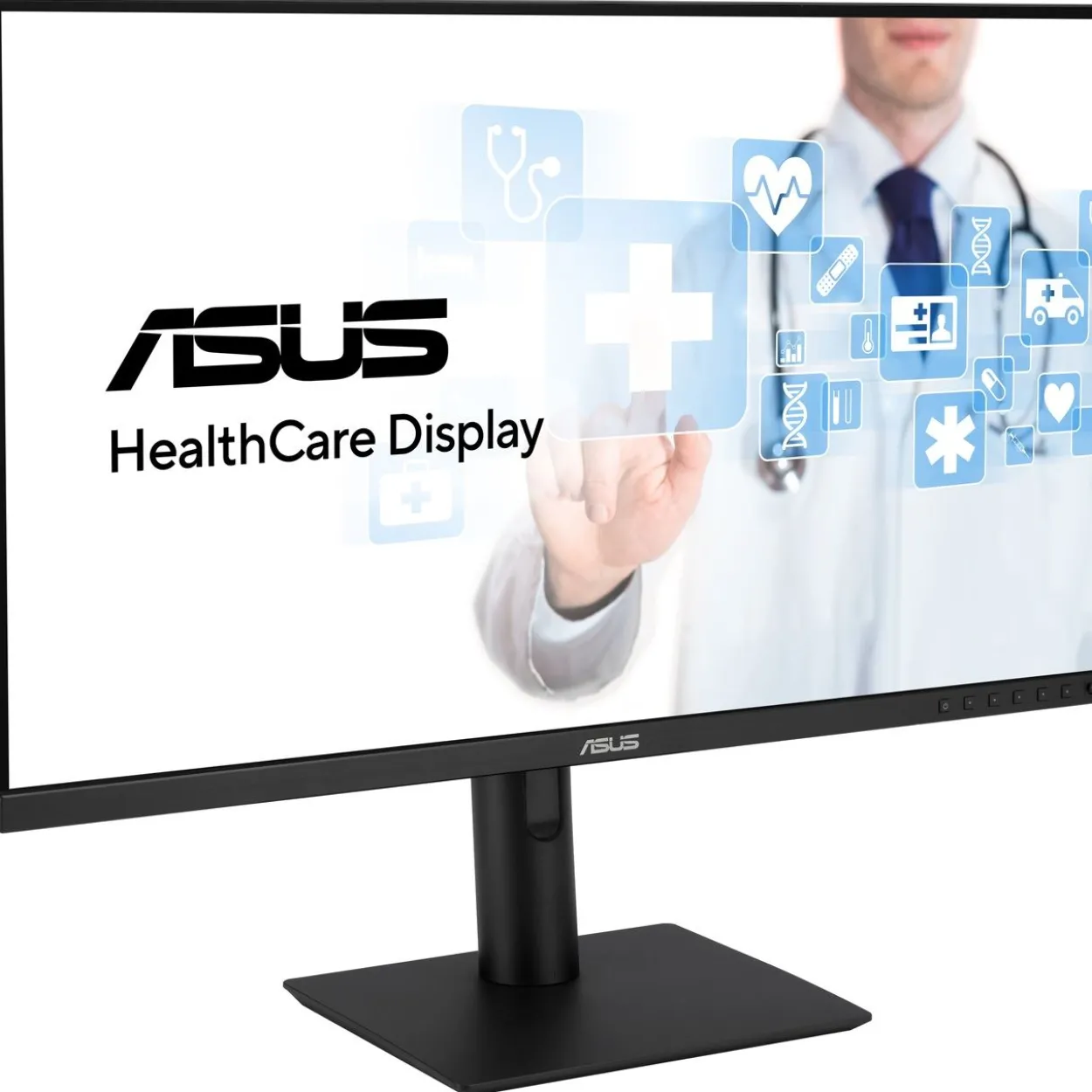 27" (68,58cm) Asus Healthcare Edition HA2741A schwarz 2560x1440 1xDisplayPort 1.4 / 1xUSB-C 3.0 mit DisplayPort 1.4 / 2xDisplayport 1.4