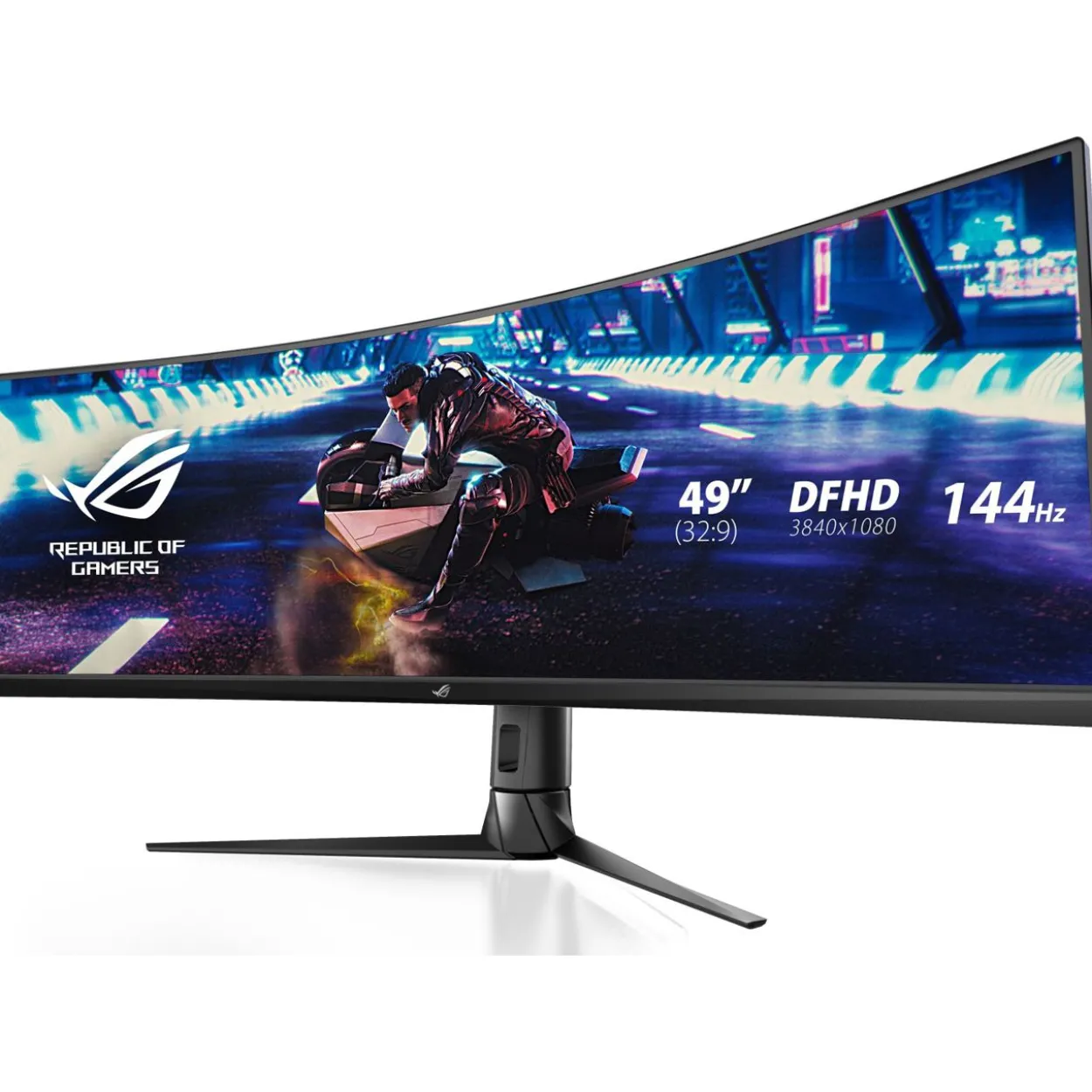 49" (124,46cm) Asus ROG Strix XG49VQ schwarz 3840x1080 1x DisplayPort 1.2 / 2xHDMI 2.0