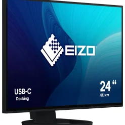 24" (60,96cm) EIZO FlexScan EV2485-BK schwarz 1920x1200 1xHDMI 1.4 / 1x USB 3.0 / 1xDisplayPort