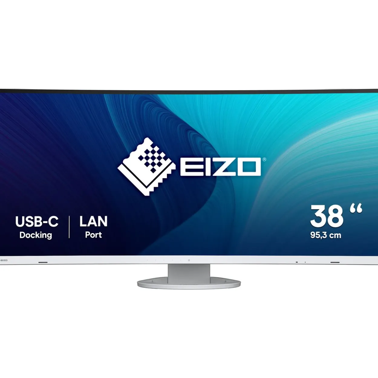 37.5" (95,25cm) EIZO FlexScan EV3895 weiss 3840x1600 1x DisplayPort 1.2 / 2xHDMI 1.4