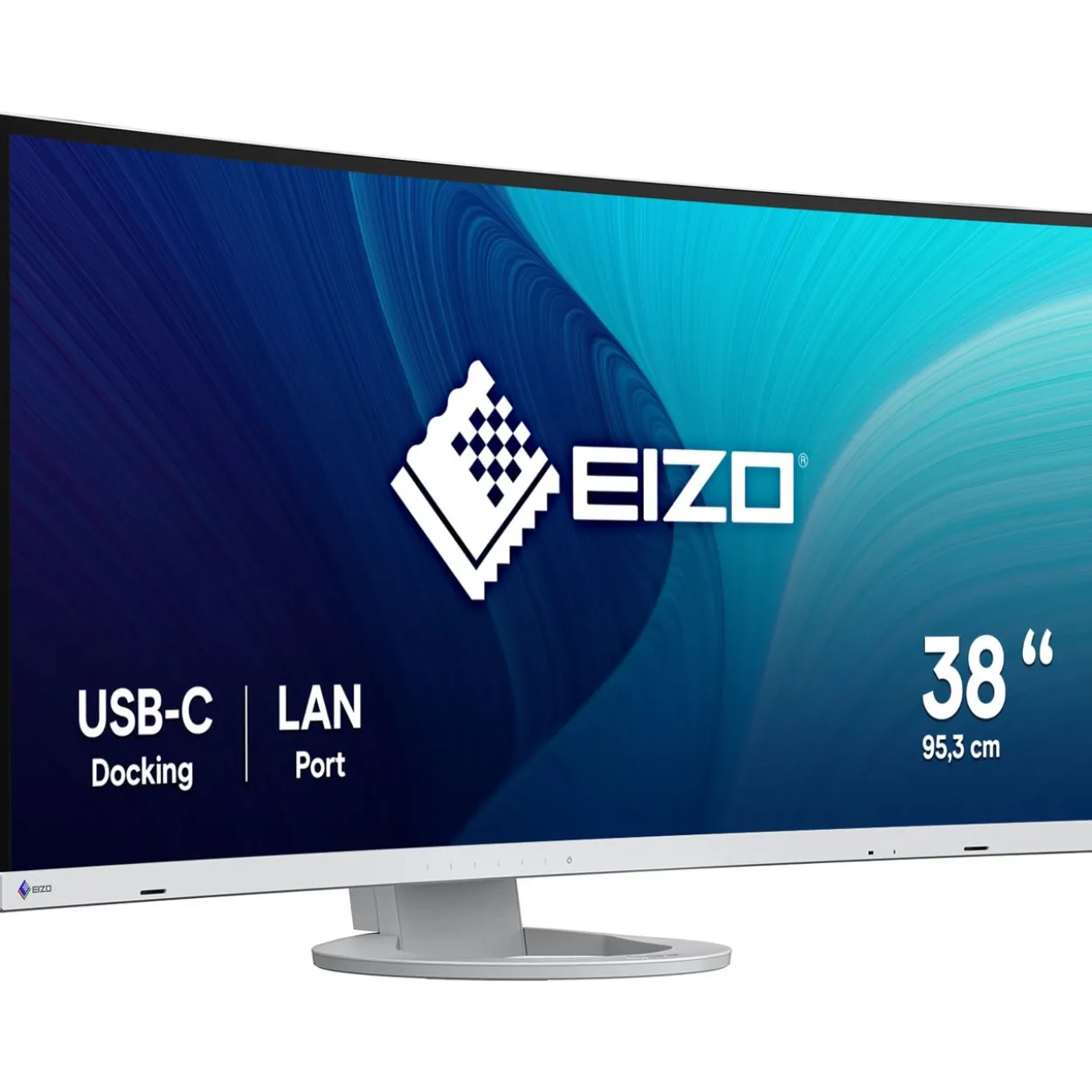 37.5" (95,25cm) EIZO FlexScan EV3895 weiss 3840x1600 1x DisplayPort 1.2 / 2xHDMI 1.4