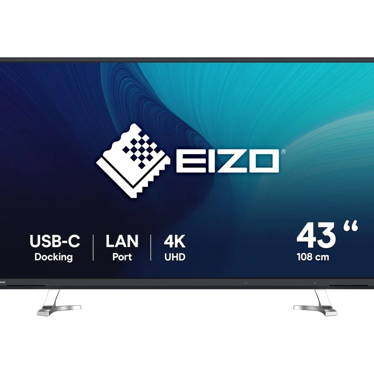 42.5" (107,95cm) EIZO FlexScan EV4340X schwarz 3840x2160 1xUSB-Typ-C / 1xDisplayPort / 2xHDMI