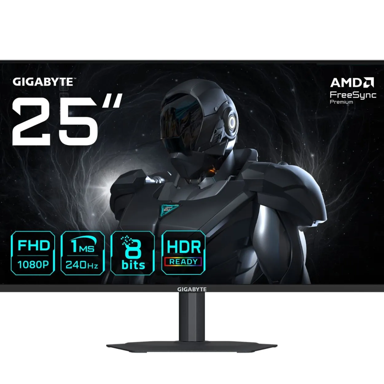 24,5" (62,23cm) Gigabyte G25F2A schwarz 1920x1080 1xDisplayPort 1.4 / 2xHDMI 2.0