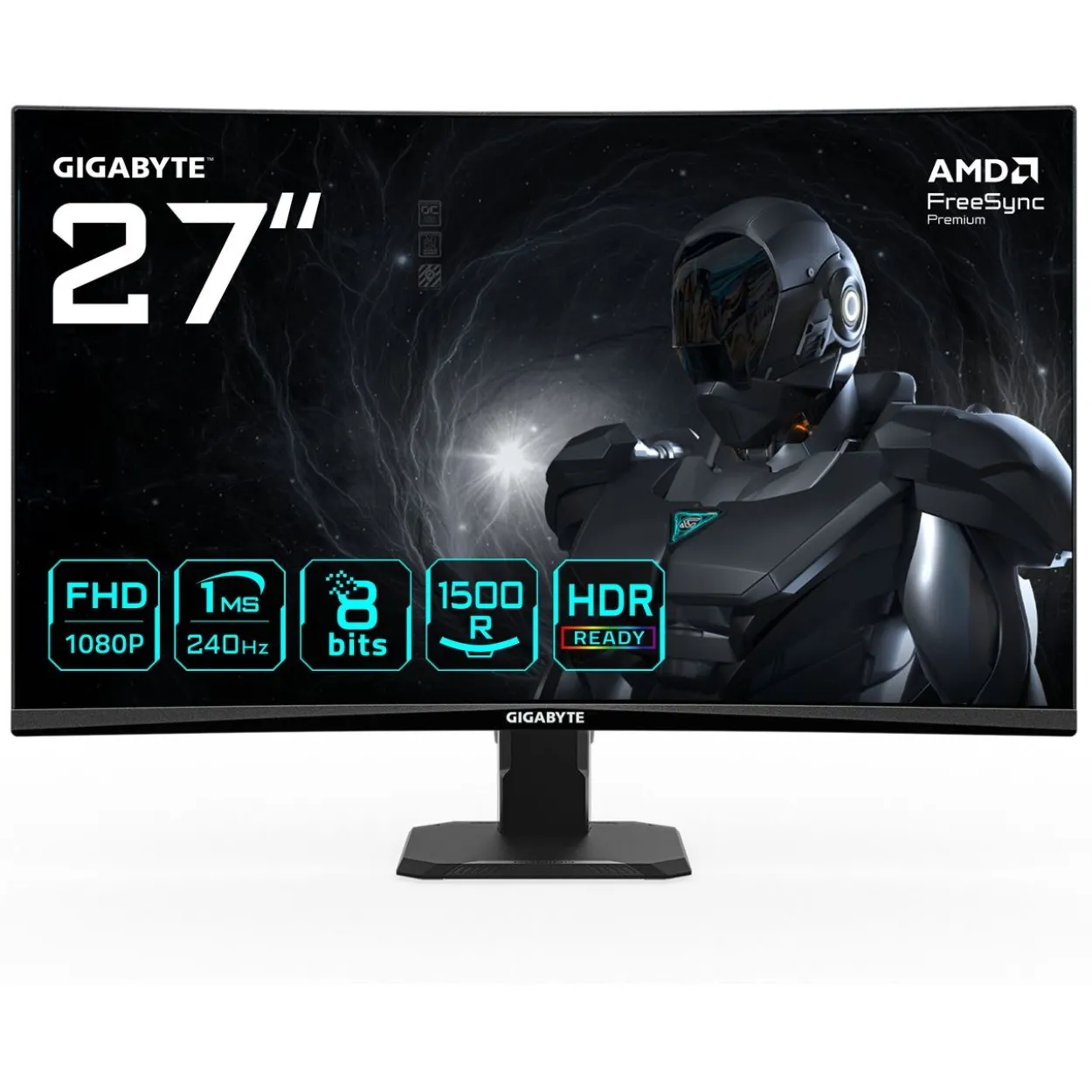 27" (68,58cm) Gigabyte GS27FC2 schwarz 1920x1080 1xDisplayPort 1.4 / 2xHDMI 2.0