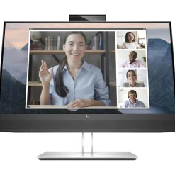 23,8" (60,47cm) HP E24mv GV schwarz/silber 1920x1080 1x DisplayPort 1.2 / 1xHDMI 1.4 / 1xVGA