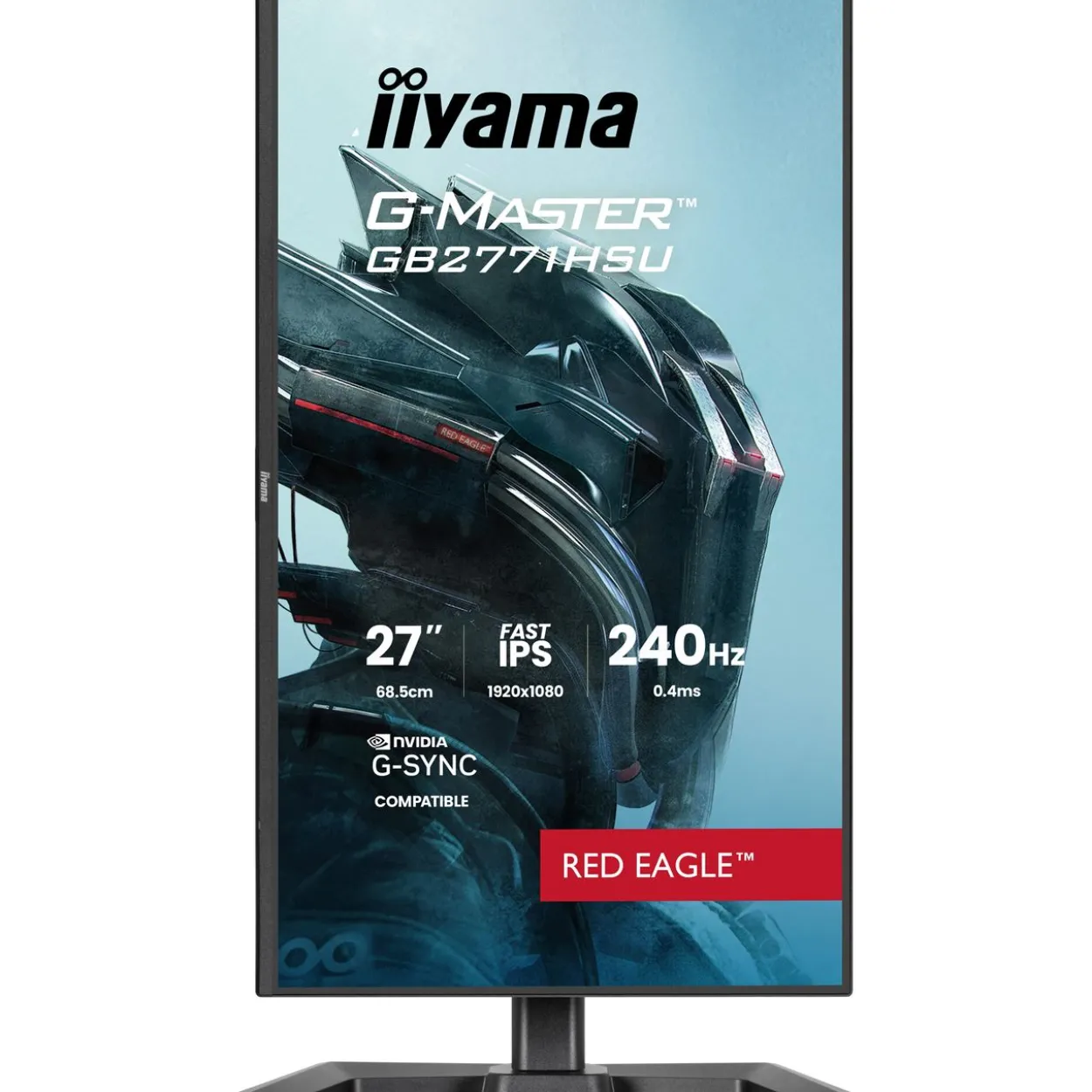 27" (68,58cm) iiyama G-MASTER GB2771HSU-B1 Red Eagle schwarz 1920x1080 1x DisplayPort 1.2 / 2xHDMI 2.0