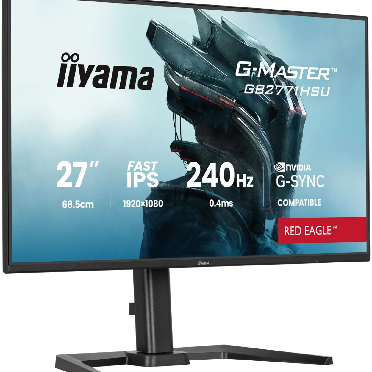 27" (68,58cm) iiyama G-MASTER GB2771HSU-B1 Red Eagle schwarz 1920x1080 1x DisplayPort 1.2 / 2xHDMI 2.0