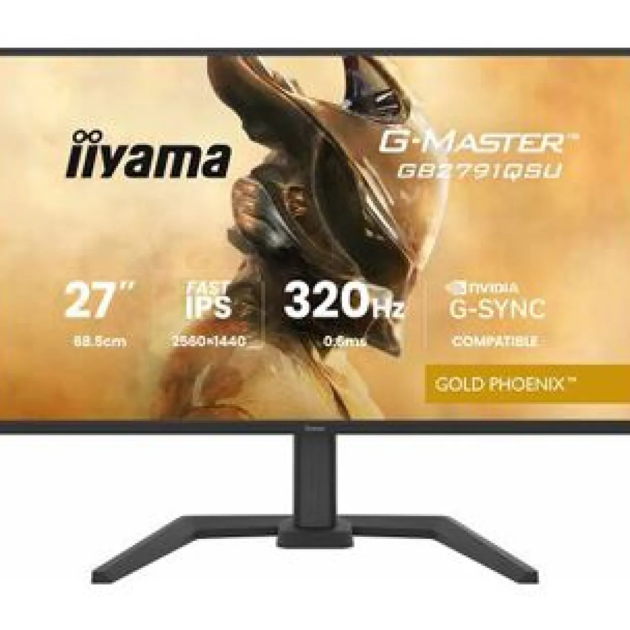 27" (68,58cm) iiyama G-MASTER GB2791QSU-B1 Gold Phoenix schwarz 2560x1440 1xDisplayPort 1.4 / 2x HDMI 2.1