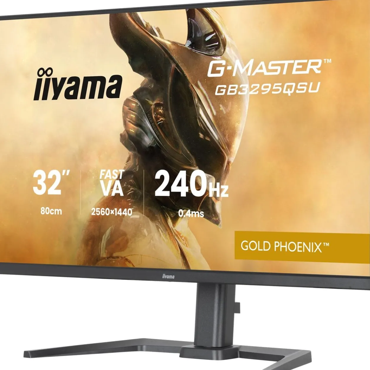 31.5" (80,01cm) iiyama G-MASTER GB3295QSU-B1 schwarz 2560x1440 1xDisplayPort 1.4 / 2x HDMI 2.1
