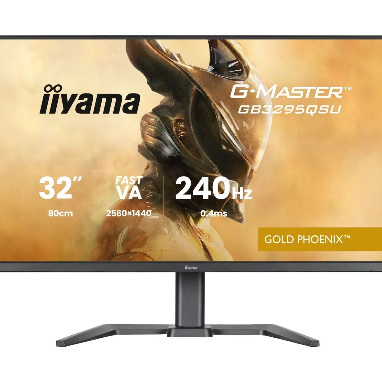 31.5" (80,01cm) iiyama G-MASTER GB3295QSU-B1 schwarz 2560x1440 1xDisplayPort 1.4 / 2x HDMI 2.1